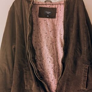 Sonoma Women's Brown Corduroy Jacket